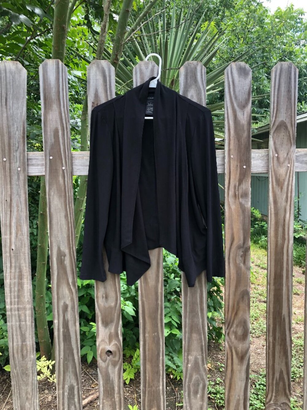 Grace Elements Draped Cardigan without Buttons, Size Medium